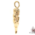 18K Yellow Gold Angel Pendant 34382 - Image 3