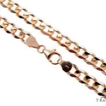 18K Yellow Gold Curb Link Chain 24 Inches 8mm   66378 - Image 1
