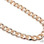 18K Yellow Gold Curb Link Chain 24 Inches 8mm   66378 - Image 2