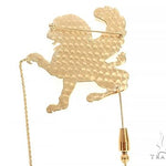 18K Yellow Gold Custom Brooch 65129 - Image 3