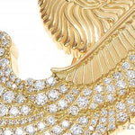 18K Yellow Gold Custom Brooch 65129 - Image 5