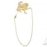 18K Yellow Gold Custom Brooch 65129 - Image 6