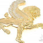 18K Yellow Gold Custom Brooch 65129 - Image 8