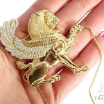 18K Yellow Gold Custom Brooch 65129 - Image 9