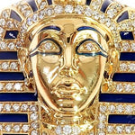 18K Yellow Gold Custom Diamond Pharaoh Pendant 65190 - Image 4