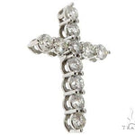 18K Yellow Gold Diamond Cross 64575 - Image 10