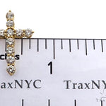 18K Yellow Gold Diamond Cross 64575 - Image 8