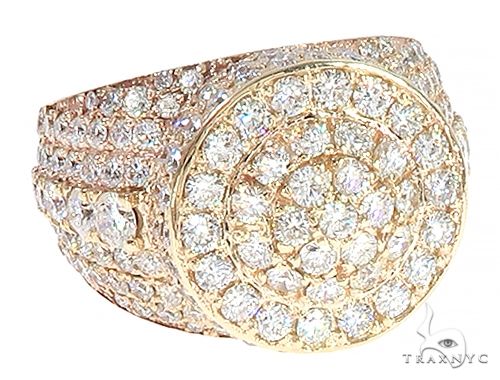 18K Yellow Gold Prong Diamond Ring 65454 - Image 1