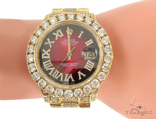 18K Yellow Gold Rolex President DateJust 36mm Watch 65812 - Image 10