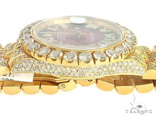 18K Yellow Gold Rolex President DateJust 36mm Watch 65812 - Image 4