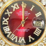 18K Yellow Gold Rolex President DateJust 36mm Watch 65812 - Image 6