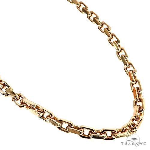 18K Yellow Gold Solid Anchor Link Chain 24 Inches 6.3mm   67798 - Image 1