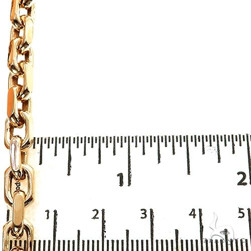 18K Yellow Gold Solid Anchor Link Chain 24 Inches 6.3mm   67798 - Image 5