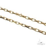 18K Yellow Gold Solid Cable Anchor Link Chain 30 Inches 4.6mm   67157 - Image 2