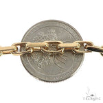 18K Yellow Gold Solid Cable Anchor Link Chain 30 Inches 4.6mm   67157 - Image 4