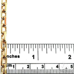 18K Yellow Gold Solid Cable Anchor Link Chain 30 Inches 4.6mm   67157 - Image 5