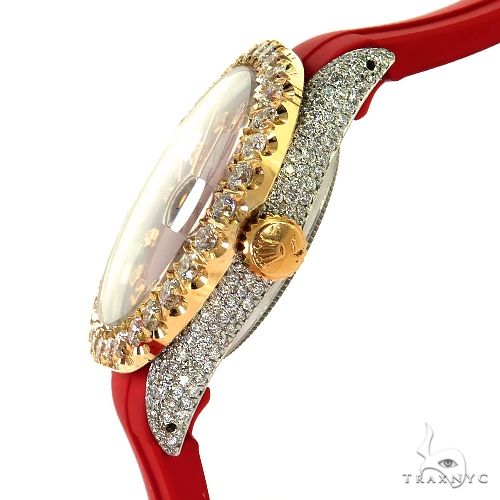 18K Yellow Gold & Stainless Steel Rolex DateJust Watch 63728 - Image 3