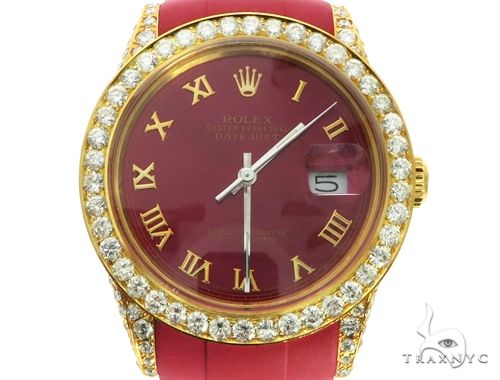 18K Yellow PVD & Stainless Steel Rolex DateJust Watch 63731 - Image 1