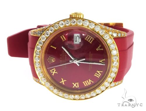 18K Yellow PVD & Stainless Steel Rolex DateJust Watch 63731 - Image 3