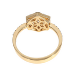 18K Yellow Gold Glacier Ring 65133