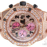 18Kt Rose Gold Full Diamond Audemars Piguet Royal Oak Offshore Watch 64069 - Image 3