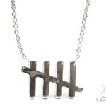 18k Gold Prong Diamond Necklace 37504 - Image 4