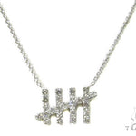 18k Gold Prong Diamond Necklace 37504 - Image 5