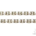 18k Solid White Gold Cable Chain 2.4mm 18 Inches 69673 - Image 2