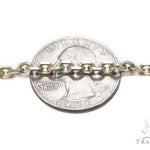 18k Solid White Gold Cable Chain 2mm 18 Inches 69675 - Image 3