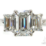 18k White Gold Prong Diamond Wedding Ring-40016 - Image 2