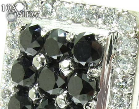 Black and White Diamond Premiere Ring 19024 - Image 4