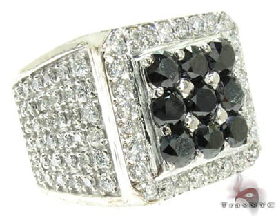 Black and White Diamond Premiere Ring 19024 - Image 1