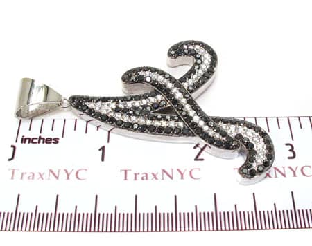 Custom Initial A Pendant 19093 - Image 6