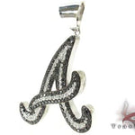 Custom Initial A Pendant 19093 - Image 3