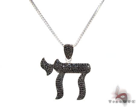 Black Diamond Chai Pendant 19120 - Image 5