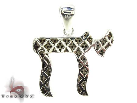 Black Diamond Chai Pendant 19120 - Image 4