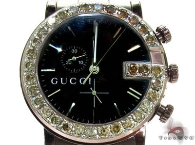 Brown Gucci 101G Chrono Watch YA101341 19207 - Image 1
