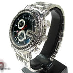 Fully Iced Black Diamond Gucci 101G Chrono YA101309 19208 - Image 4