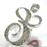 Canary Diamond Initial E Pendant 1920 - Image 9