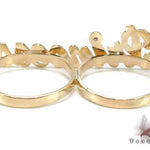 14K Yellow Gold & Diamond Princess Script Ring 19308 - Image 7