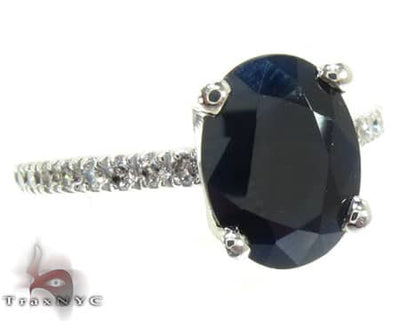 Ladies Black Sapphire Ring 19684 - Image 1