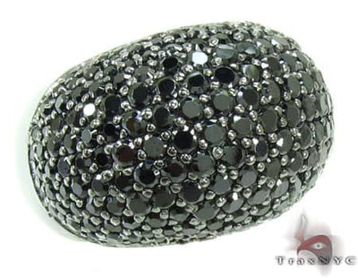 Ladies Black Diamond Ring 19686 - Image 1