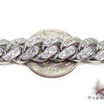 Diamond Miami Link Chain and Bracelet Set 19691 - Image 3