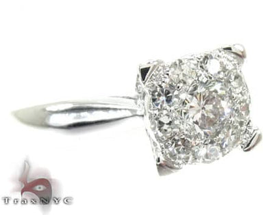 14K White Gold Diamond Ring 19823 - Image 1