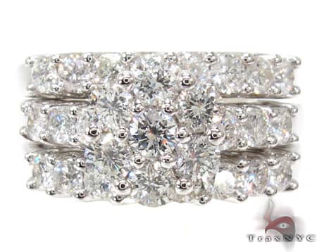 Diamond Ring Set 19861 - Image 3