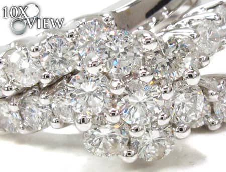 Diamond Ring Set 19861 - Image 4