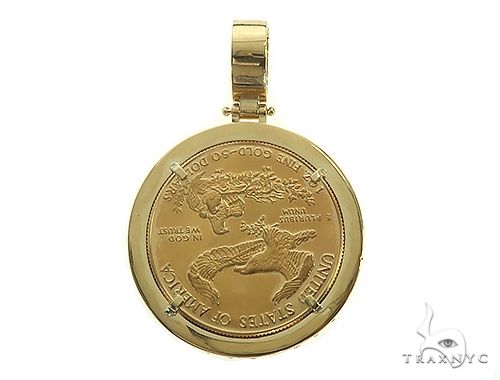 US Mint American Liberty 1oz Gold Coin With 18K Diamond Bezel 66063 - Image 3