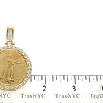 US Mint American Liberty 1oz Gold Coin With 18K Diamond Bezel 66063 - Image 7