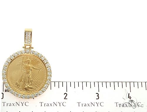 US Mint American Liberty 1oz Gold Coin With 18K Diamond Bezel 66063 - Image 7