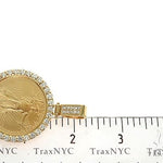 US Mint American Liberty 1oz Gold Coin With 18K Diamond Bezel 66063 - Image 8